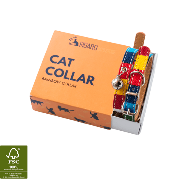 Rainbow Collar Figaro Cats Store 